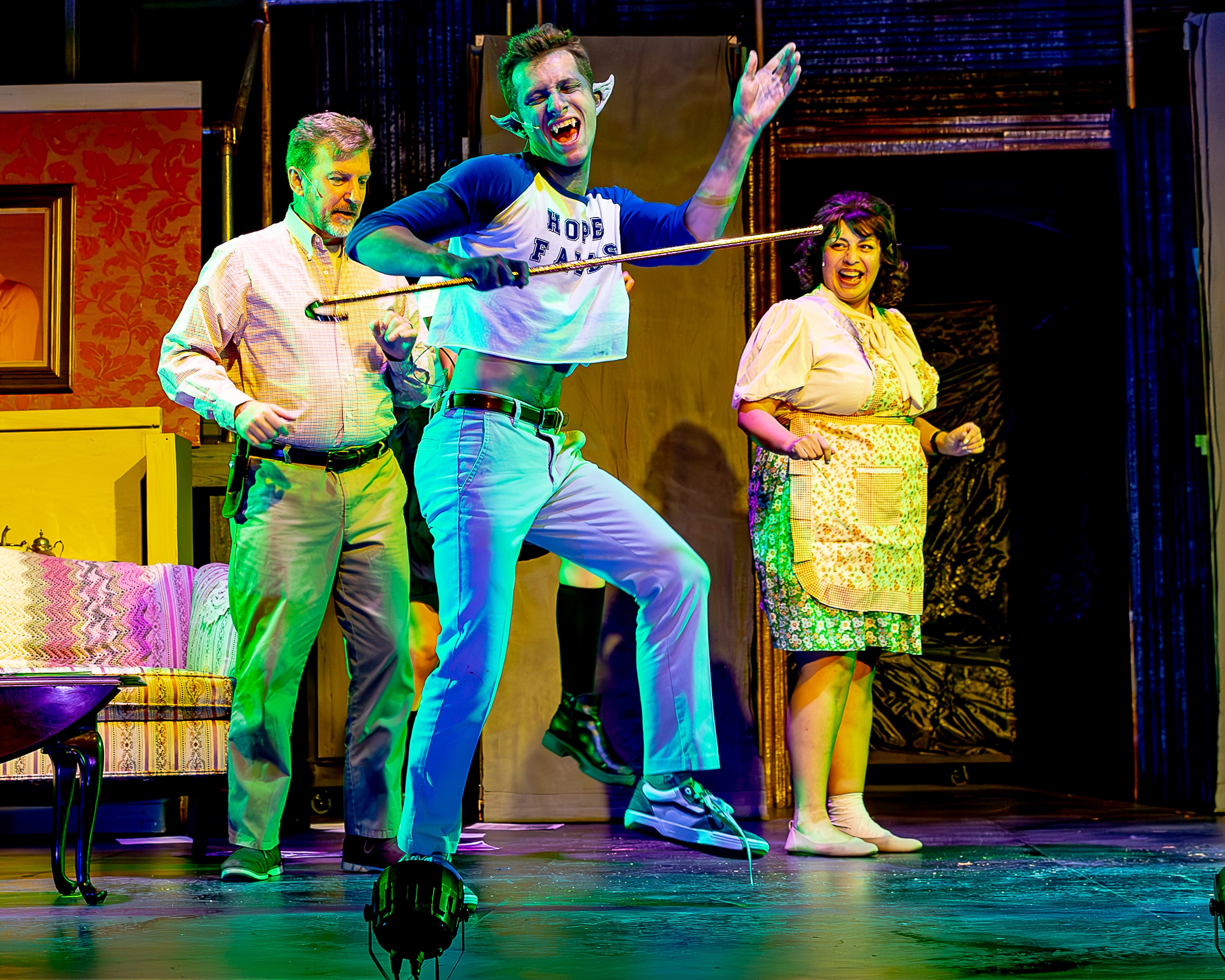 Bat Boy 2024 — theatrical performers dancing on stage colorfully
