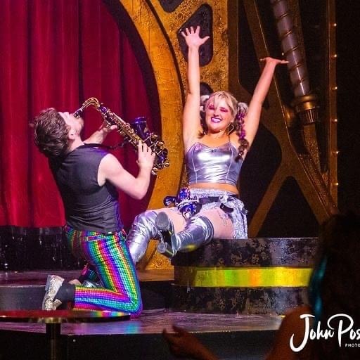Saucy Jack and the Space Vixens 2022 — musicians performing on stage together